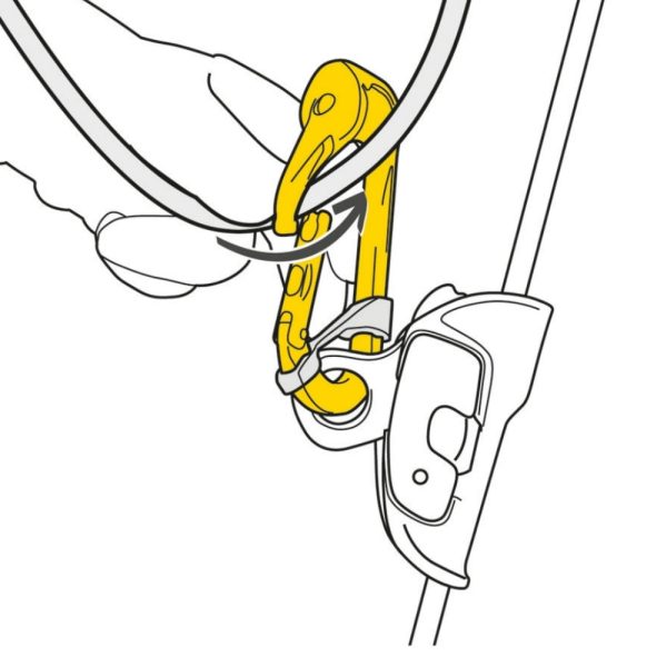 PETZL ROLLCLIP A Polia-Mosquetão - Escalada - Rapel - Imagem 4