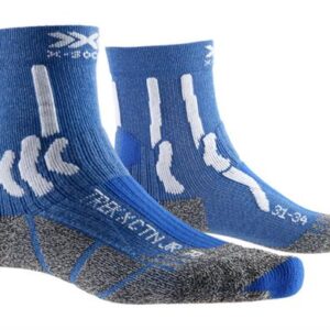 Xsocks Trek X Ctn Jr Lake Blue/Arctic White