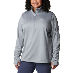 Columbia Park View Grid Fleece ½ Zip W