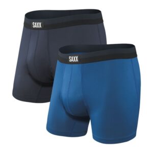 Saxx Pacote com 2 cuecas boxer de malha esportiva