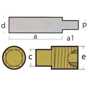 Tecnoseal Kit De Ânodos Caterpillar TEN02024T