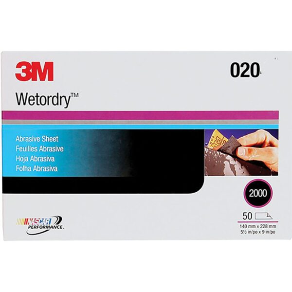 3M Folhas De Papel Imperial Wet Or Dry P800 9x11´´ 50 Unidades