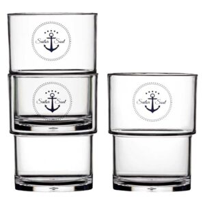 Marine business Copos Empilháveis Sailor 250ml 12 Unidades