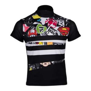 Pissei Camisola Interior Manga Curta Attaque Heavy