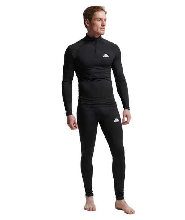 Superdry Camisola Interior Manga Comprida Half Zip Base Layer - Imagem 5