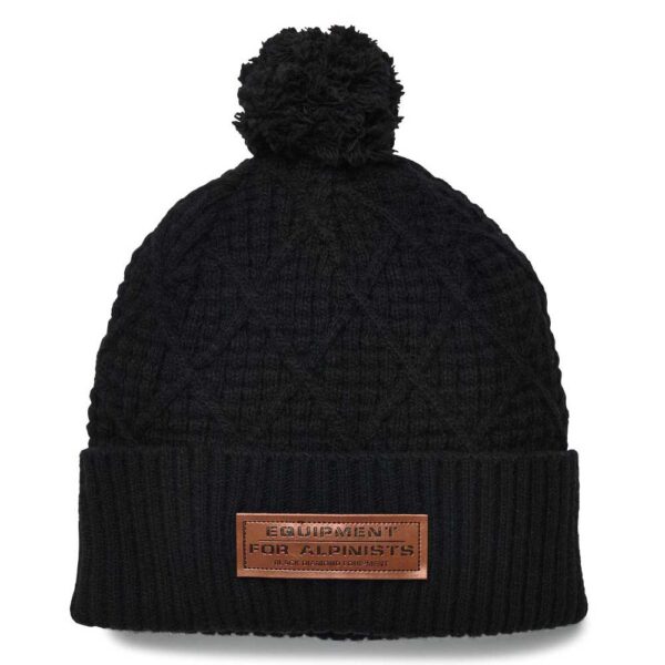 Black diamond Gorro Cable Cuff Pom