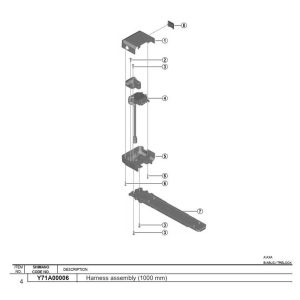 Shimano Chicote De Montagem De Bateria Remodelado E-6000A E 600B
