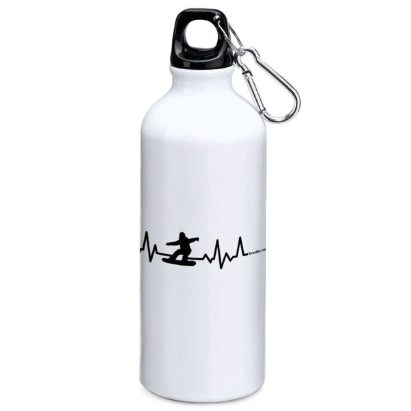 Kruskis Garrafa De Alumínio Snowboarding Heartbeat 800ml