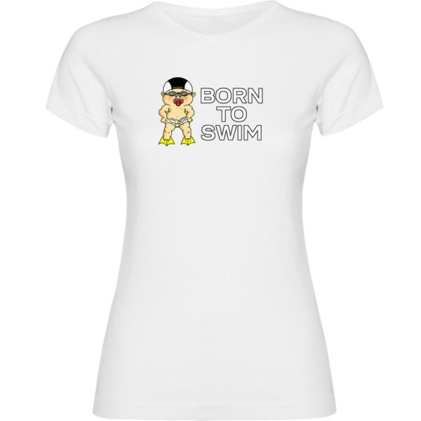 Kruskis Camiseta De Manga Curta Born To Swim
