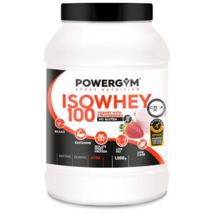 Powergym Iogurte Com Morangos Iso Whey 100 1kg