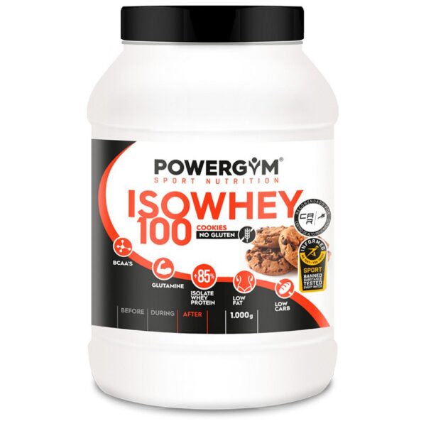 Powergym Iso Whey 100 1kg Cookies
