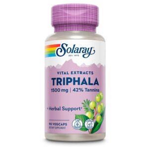 Solaray Triphala 500mgr 90 Unidades