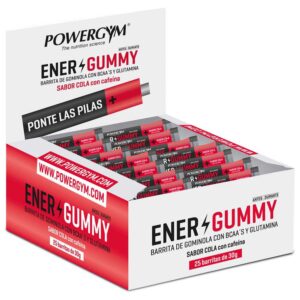Powergym Energummy 30g 25 Unidades Cola E Cafeína Energia Barras Caixa