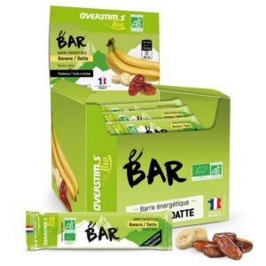 Overstims Caixa De Barras Energéticas De Banana E Tâmaras Sem Glúten BIO 25g 35 Unidades