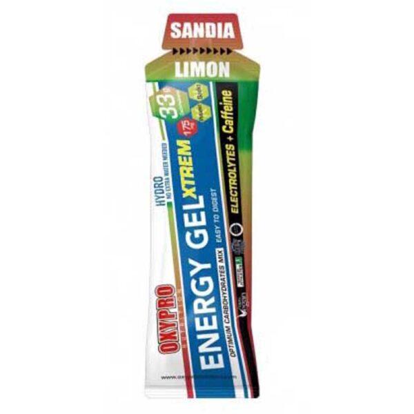 Oxypro Caixa De Gel Energético De Melancia E Limão Xtrem Hydro 45g 12 Unidades - Image 2