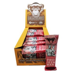 Chimpanzee Frutas Da Floresta Caixa De Barras De Proteína 45g 25 Unidades