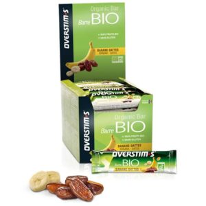 Overstims BIO 25g 42 Unidades Banana E Datas Energia Barras Caixa