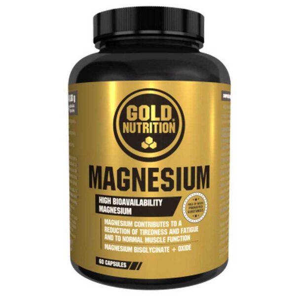 Gold nutrition Magnésio 600mg 60 Unidades Sabor Neutro