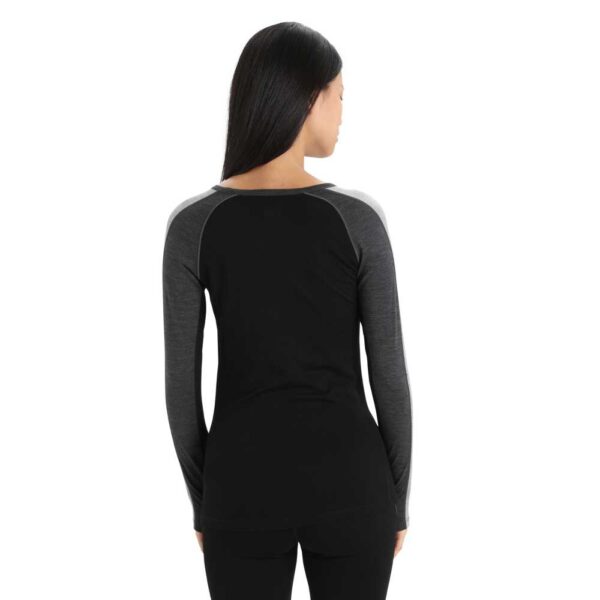 Icebreaker Camisola Interior Manga Comprida Zone Knit 200 Crewe - Imagem 2