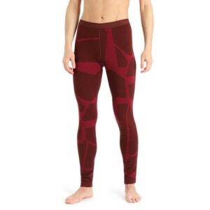 Icebreaker Calça Interna 250 Vertex Leggings Fractured Landscapes