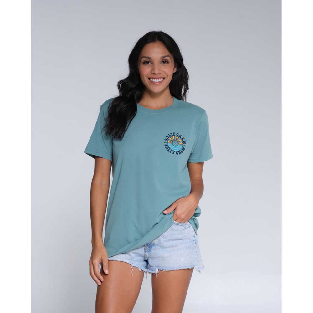 Salty crew Camiseta De Manga Curta Sun Waves Boyfriend - Imagem 3