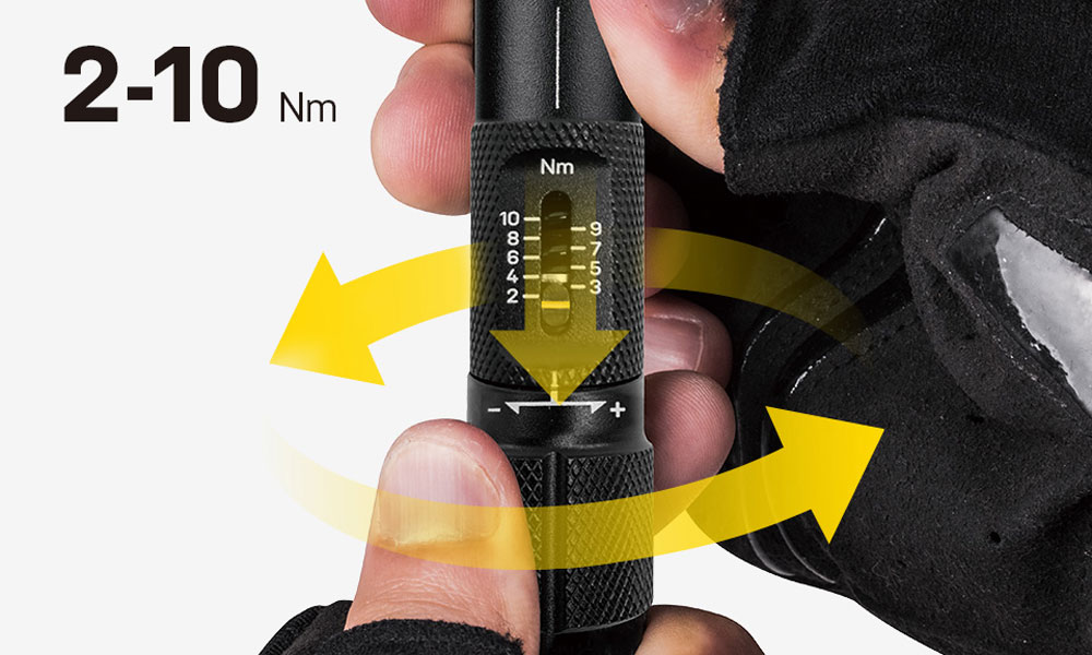 Topeak Torq Stick Pro 2-10 Nm Chave de Torque - Imagem 6