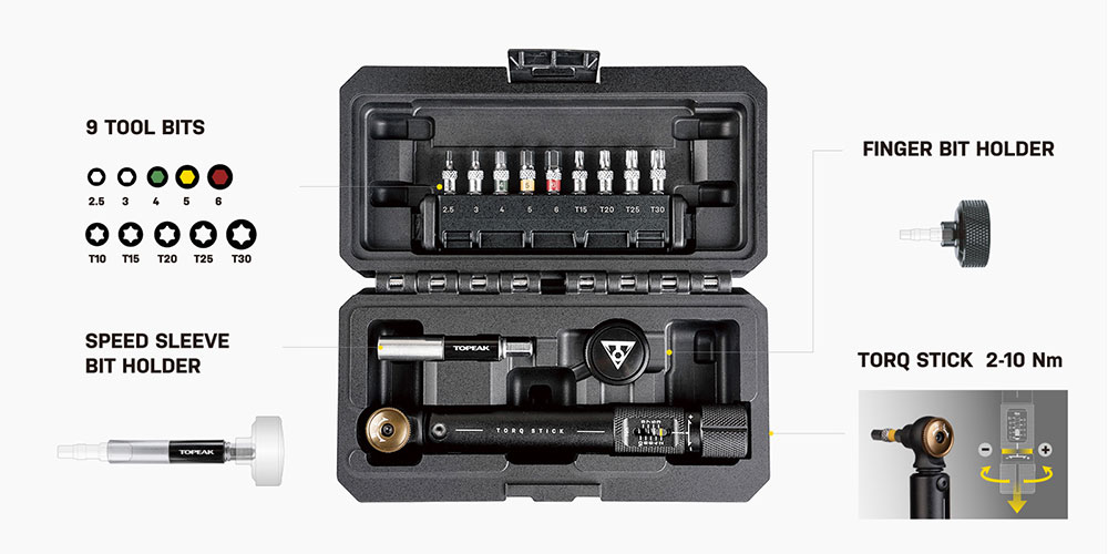 Topeak Torq Stick Pro 2-10 Nm Chave de Torque - Imagem 5