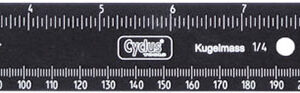 CYCLUS TOOLS Régua de raios em alumínio