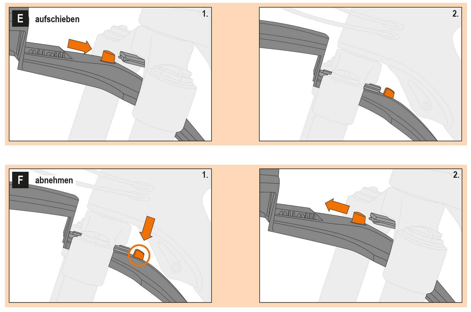 Conjunto SKS Germany X-Tra Dry & Shockboard MTB - Imagem 6