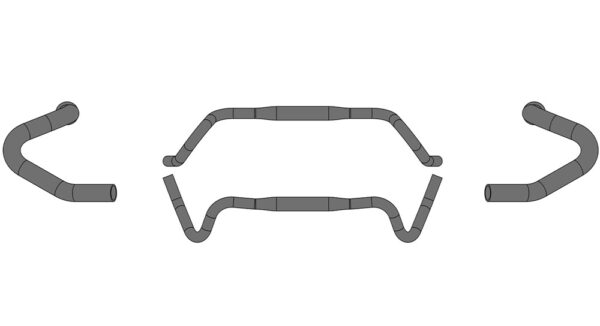guidão de cascalho ergotec - Imagem 2