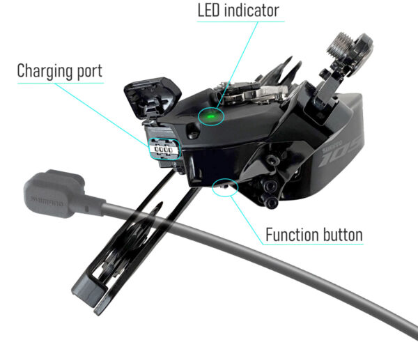 Desviador Traseiro Shimano 105 Di2 RD-R7150 12 velocidades - Imagem 4