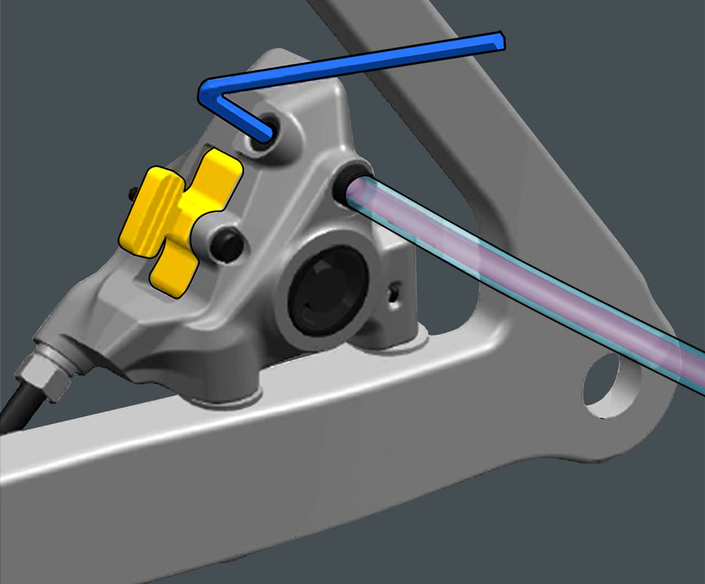 Shimano DURA ACE BR-R9270 Pinça de freio de montagem plana traseira - Imagem 5