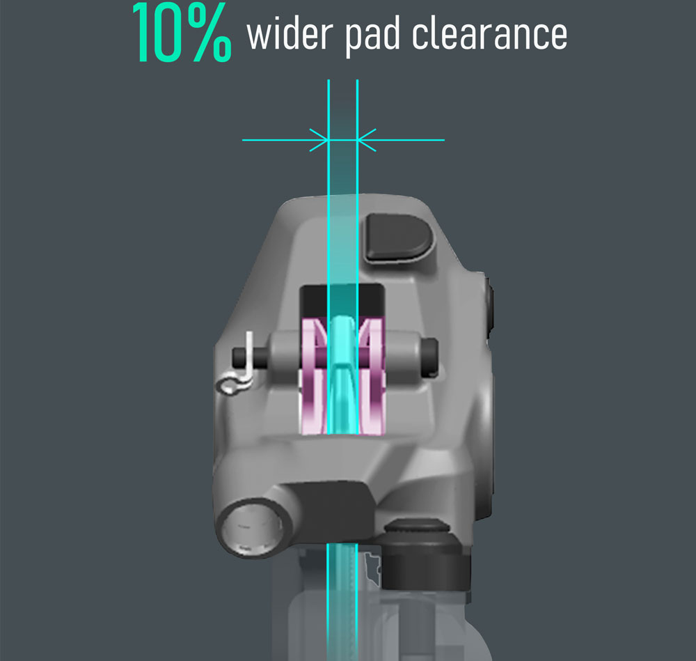 Shimano DURA ACE BR-R9270 Pinça de freio de montagem plana traseira - Imagem 4