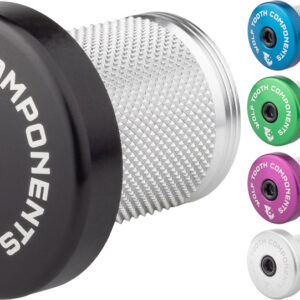 Bujão de compressão de componentes Wolf Tooth com tampa de haste espaçadora de 5 mm 1 1/8"