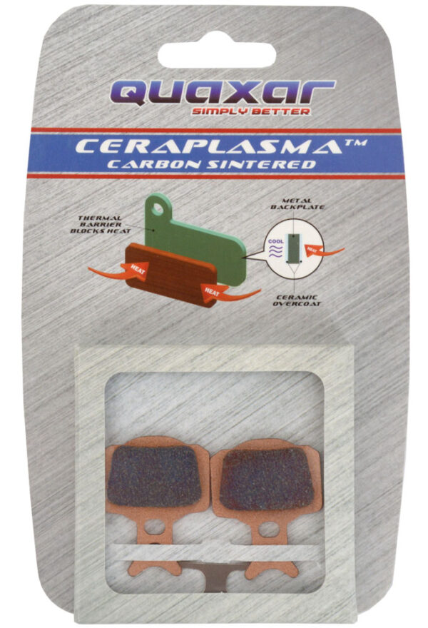 Pastilhas de freio a disco sinterizado Quaxar para Formula The One/Mega/R1/R1R/RX/RO/C1 - Imagem 2