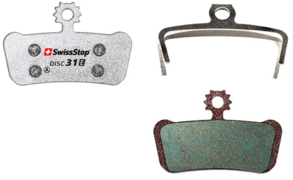 Pastilhas de freio a disco para bicicleta elétrica SwissStop 31 E Sram