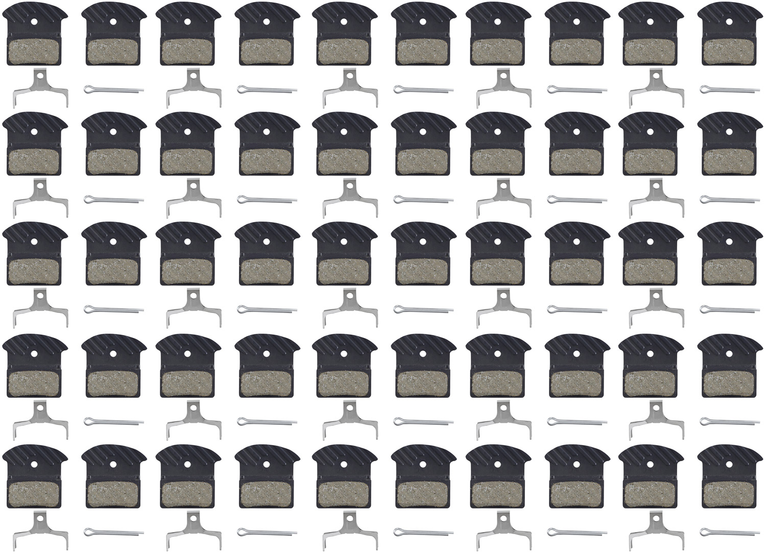 Pastilhas de freio a disco Shimano J05A-RF em resina Ice-Tec (Pacote com 25 oficinas) - Imagem 2