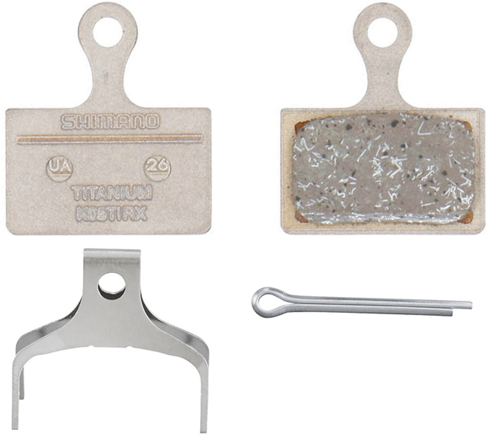 Pastilhas de freio a disco de resina Shimano K05Ti-RX