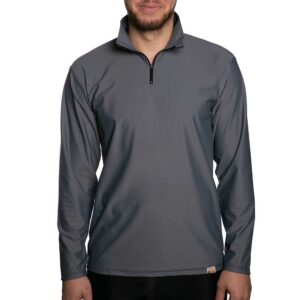 Iq-uv Sweater Meio Zíper UV Aqua
