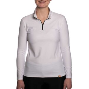 Iq-uv Sweater Meio Zíper UV Aqua