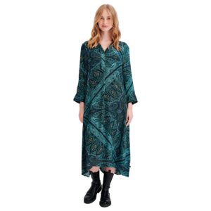 Redgreen Vestito Longo Manga Comprida Dakota