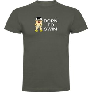 Kruskis Camiseta De Manga Curta Born to Swim