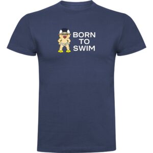 Kruskis Camiseta De Manga Curta Born to Swim
