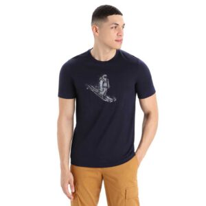 Icebreaker Camiseta De Manga Curta Tech Lite II Skiing Yeti
