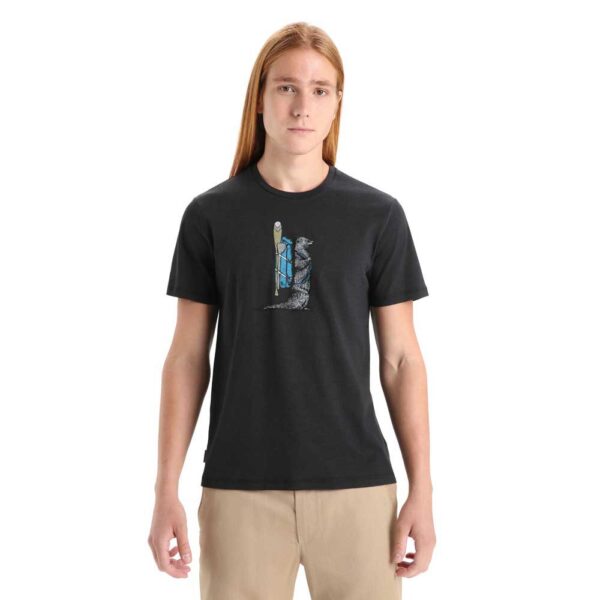 Icebreaker Camiseta De Manga Curta Central Classic Otter Paddle