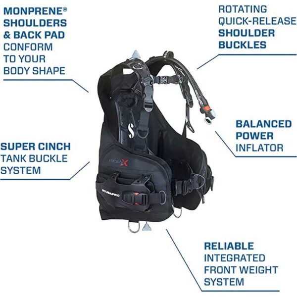 Scubapro Mulher BCD Hydros X - Imagem 3