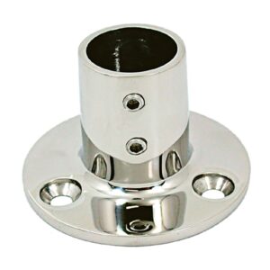 Forniture nautiche italiane Suporte Redondo De Aço Inoxidável 90°