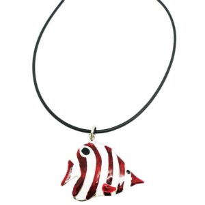 Loyfar Pingente De Peixe Borboleta De Lata