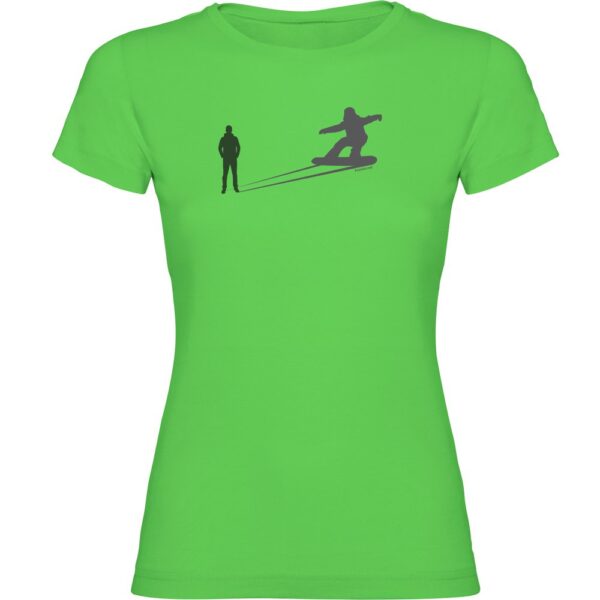 Kruskis Camiseta De Manga Curta Snowboarding Shadow