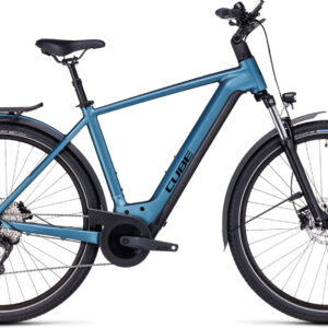 Cube Kathmandu Hybrid ONE 750 azul e preto